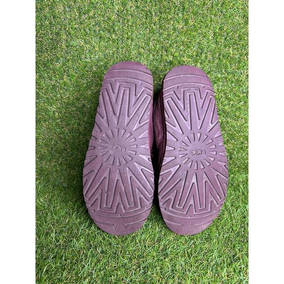 UGG Neumel‎ Mens Burgundy 3 Eye Chukka Boot 8 - Picture 6 of 12